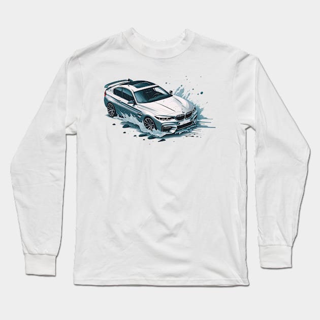 BMW In The Sky Long Sleeve T-Shirt by AySelin